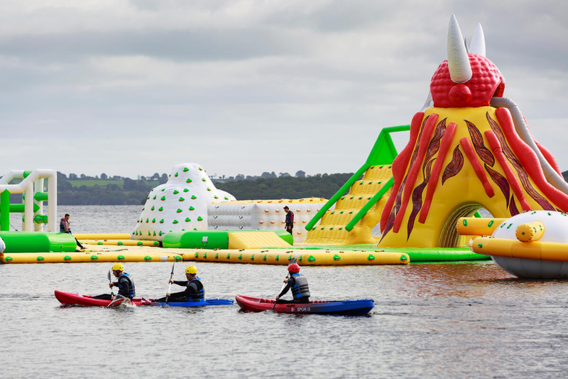 Kayaking and water activities at Bay Sports Athlone